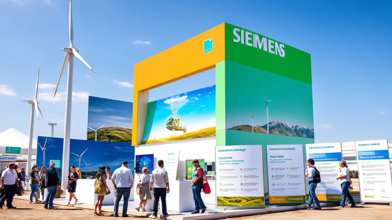 Imagen de la empresa Siemens Gamesa enfocada en energías renovables y oportunidades laborales.