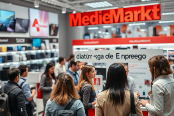 Imagen representativa de las oportunidades laborales en MediaMarkt y su enfoque en la electrónica.