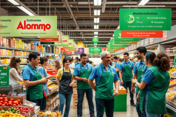 Salarios y beneficios en Alcampo, una cadena de hipermercados que se destaca por su compromiso con las condiciones laborales justas.