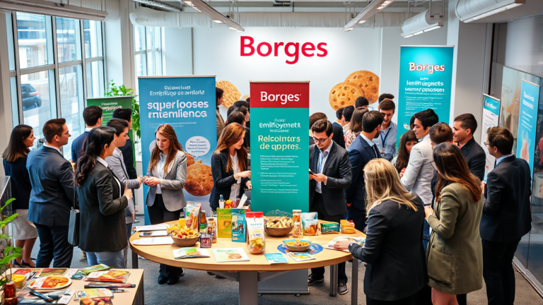 Imagen sobre oportunidades de empleo en Borges, una empresa de alimentos.