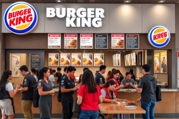 Candidatura a empleo en Burger King en el sector de comida rápida