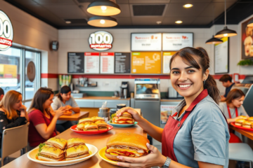 Imagen que representa los beneficios laborales en 100 Montaditos.