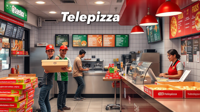 Telepizza ofrece empleo en pizzería con salarios y beneficios atractivos.