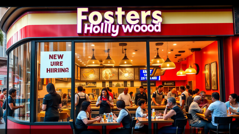 Oportunidades de empleo en Fosters Hollywood