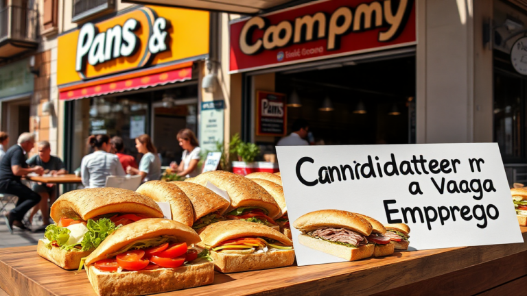 Oportunidades laborales en Pans & Company para amantes de los sándwiches.