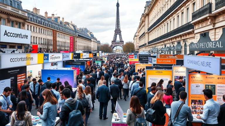 Organizaciones más deseadas en contratación en Francia.